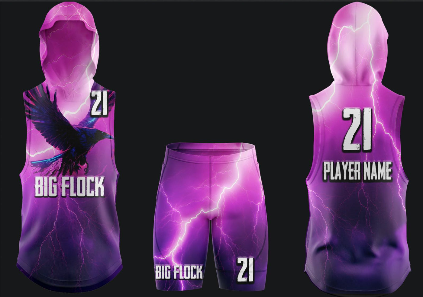 Big Flock Flag Football | 7 V 7 Uniform Package